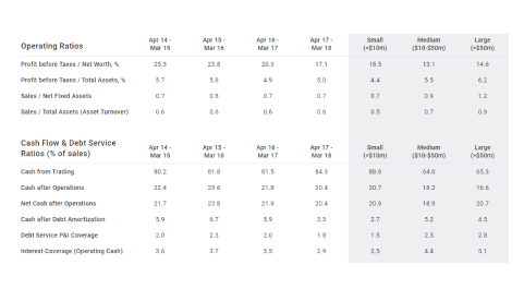 Industry Financial Ratios by IBISWorld